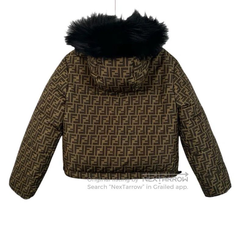 Fendi Fendi Color-blocked fur collar double F floral reversible Size S / US 4 / IT 40 - 2 Thumbnail