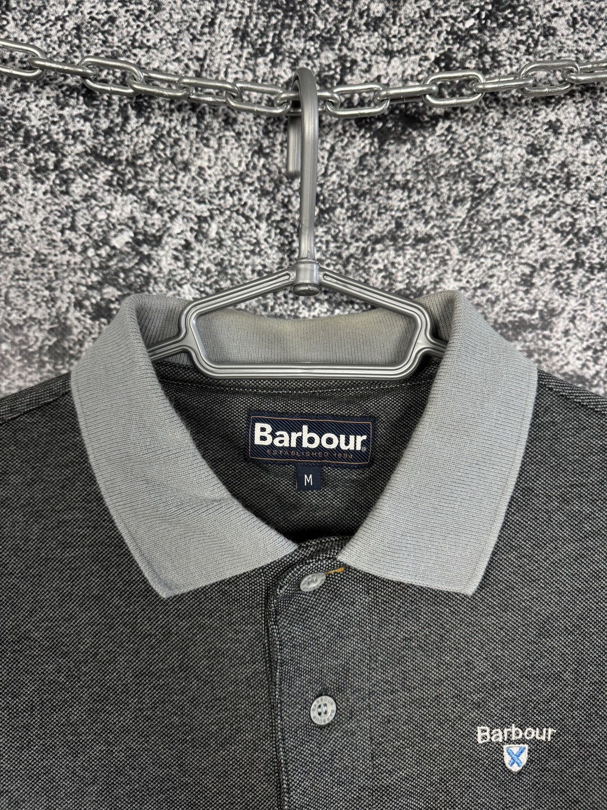 Barbour × Vintage Men’s Barbour Polo Shirt Luxury Size M Medium Size US M / EU 48-50 / 2 - 7 Thumbnail