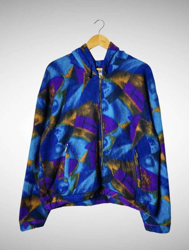 Patagonia Vintage Poles Action Field Zipper Hoodie Fleece Size US L / EU 52-54 / 3 - 2 Thumbnail