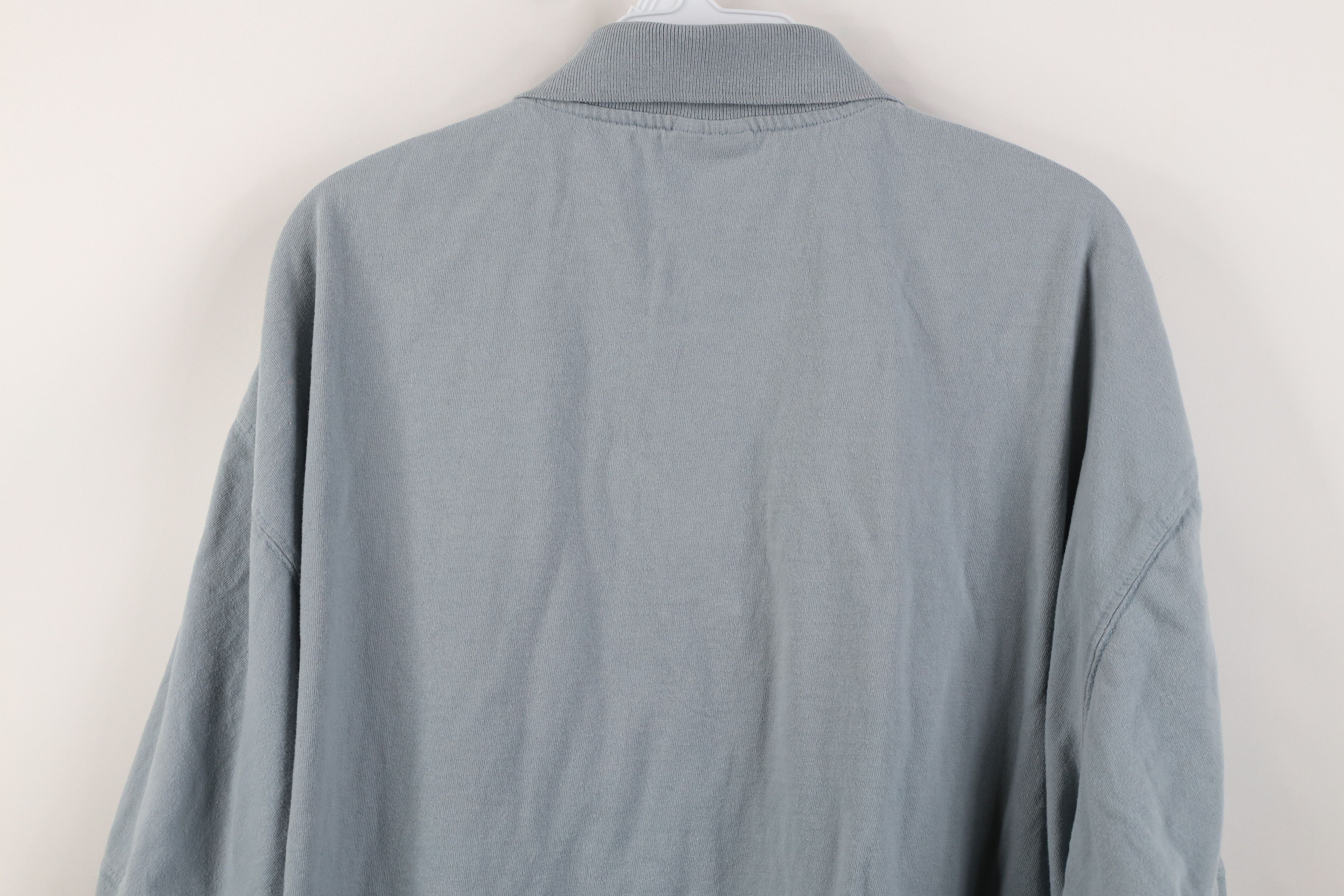 Carhartt Vintage 90s Carhartt Spell Collared Polo Shirt Steel Blue Size US XXL / EU 58 / 5 - 13 Thumbnail