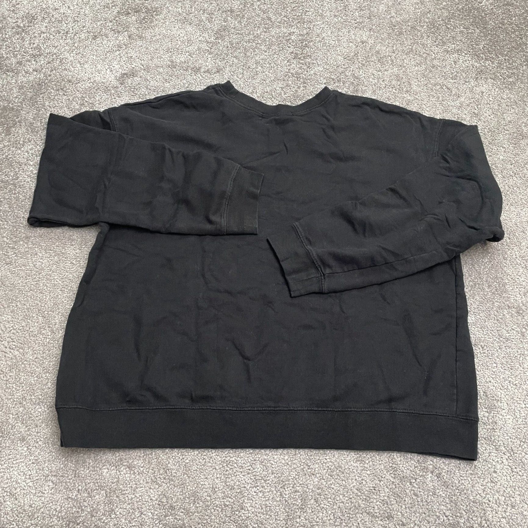 Vintage Wound Up Graphic Pullover Sweatshirt Womens 3XL Black Karma Made Me Do It Casual Size XXL / US 16-18 / IT 52-54 - 2 Thumbnail