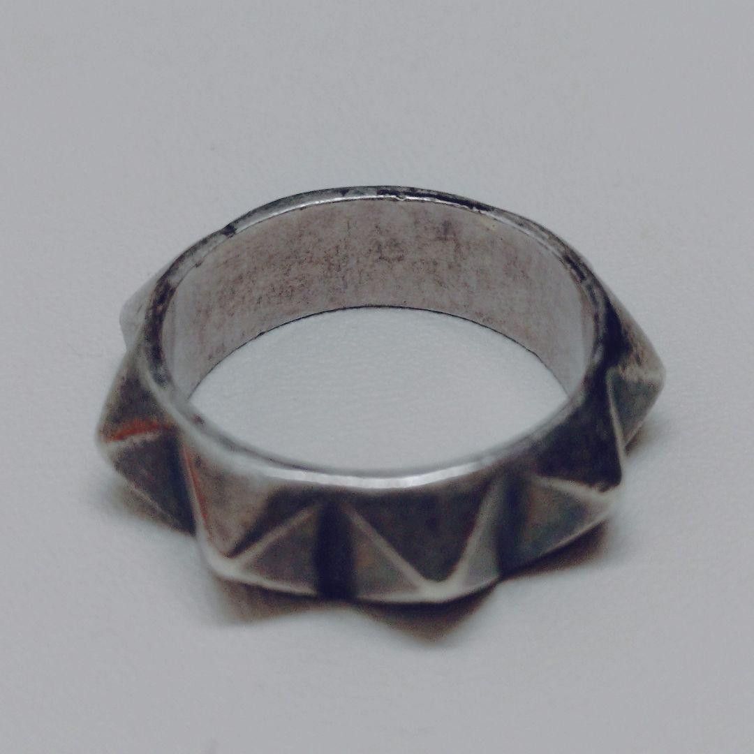 Hysteric Glamour .925 Silver Studded Ring Size ONE SIZE - 2 Thumbnail