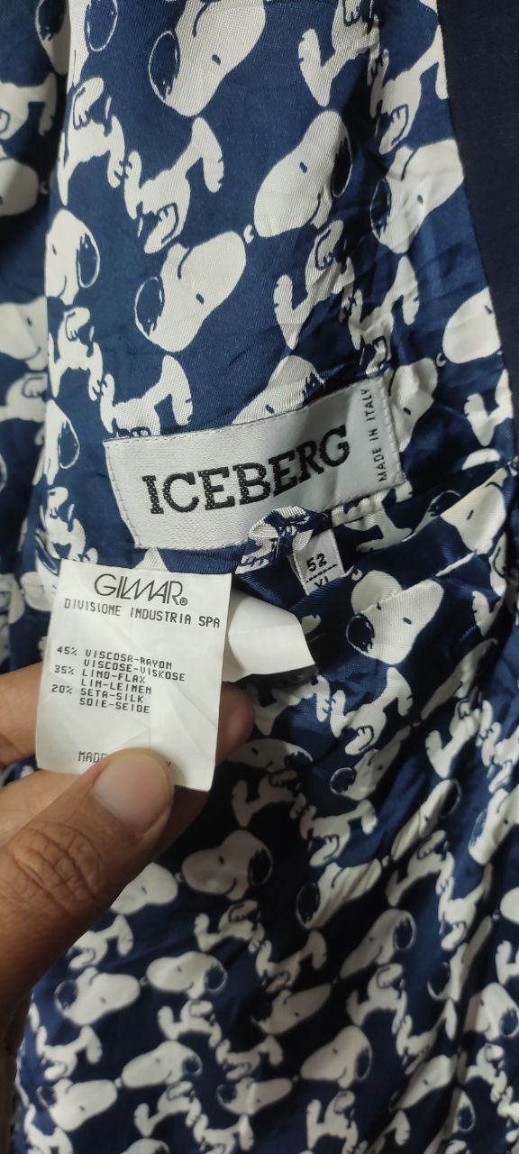 Iceberg ICEBERG X SNOOPY PEANUTS BLAZER COAT JACKET Size US L / EU 52-54 / 3 - 9 Thumbnail
