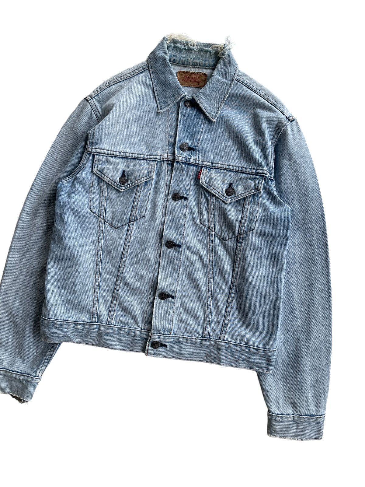 Levi's Vintage Clothing Vintage Levis J02 Distressed Trucker Denim Jacket Size US M / EU 48-50 / 2 - 5 Thumbnail