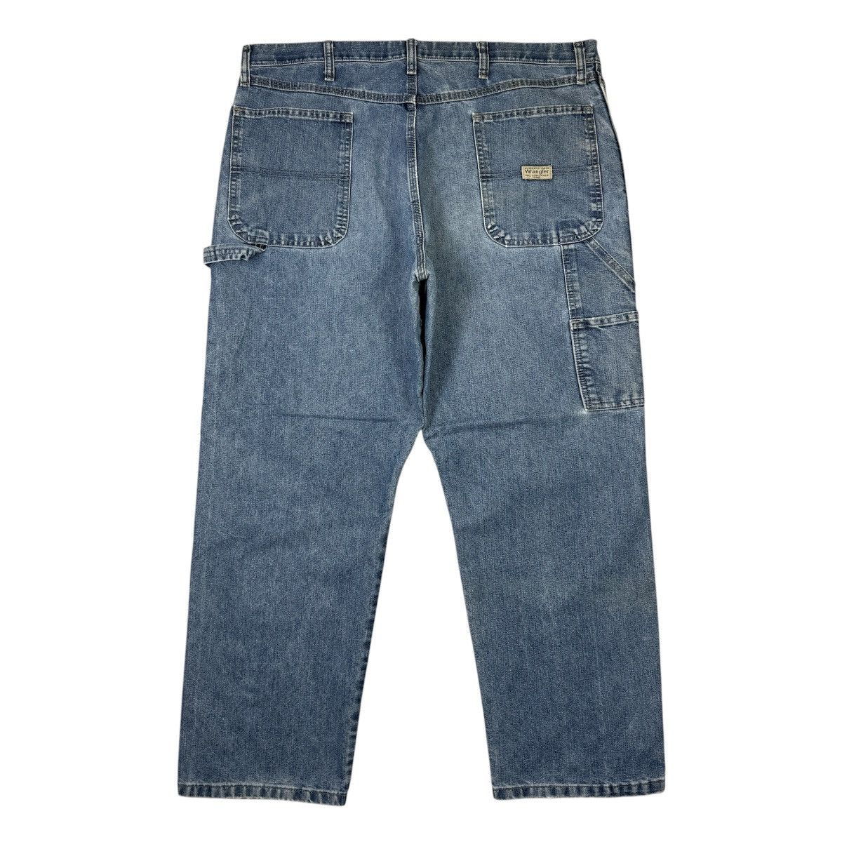 Japanese Brand × Wrangler Wrangler Carpenter Washed Blue Jean Size US 39 - 2 Thumbnail