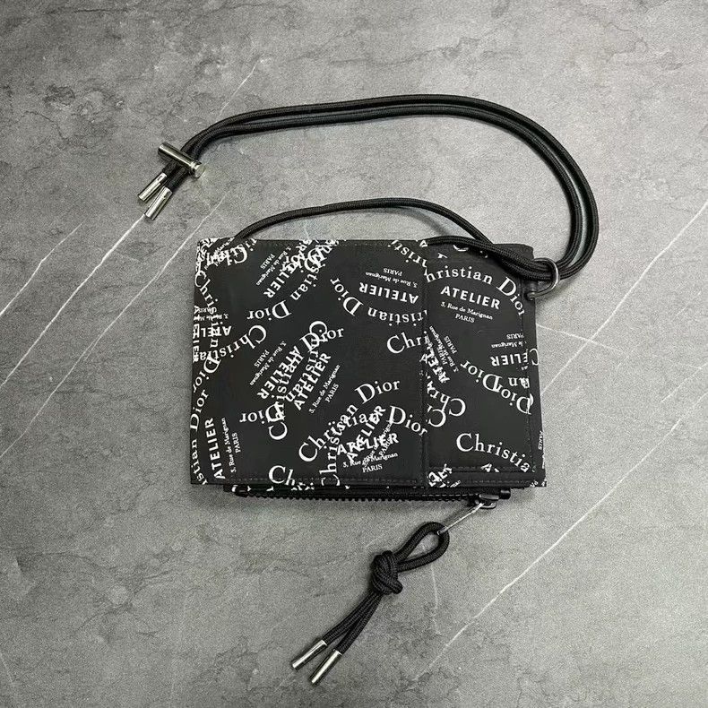 Dior DIOR Logo Print Coin Purse-2506 Size ONE SIZE - 4 Thumbnail