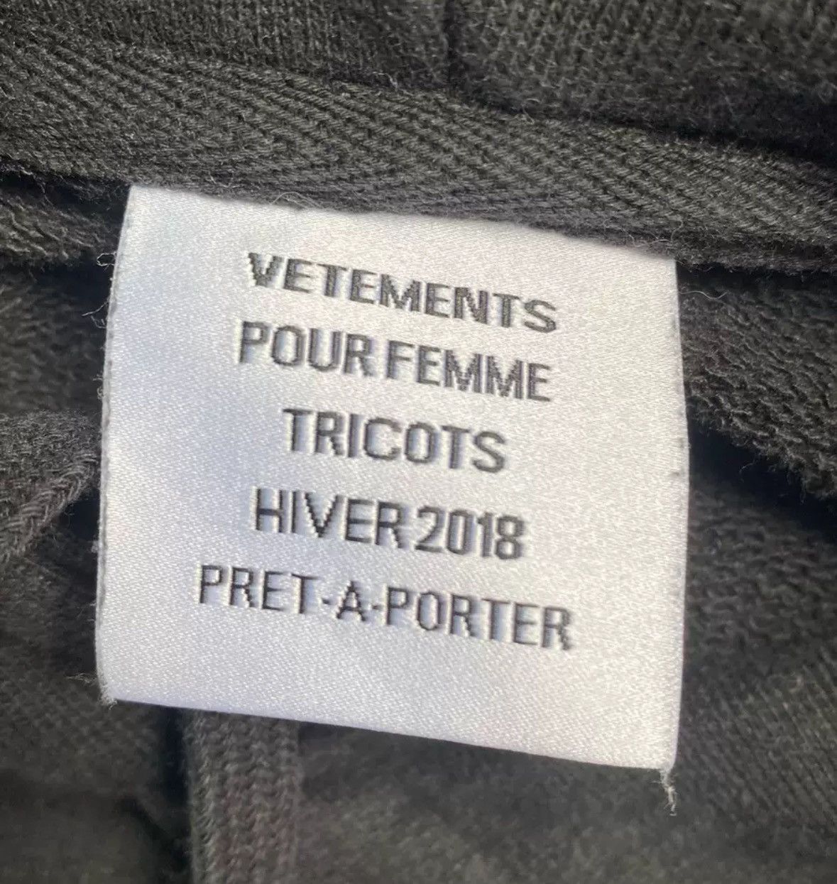 Vetements Veterments fake two hooded sweatshirts 2412-Nextarrow Size US XS / EU 42 / 0 - 5 Thumbnail