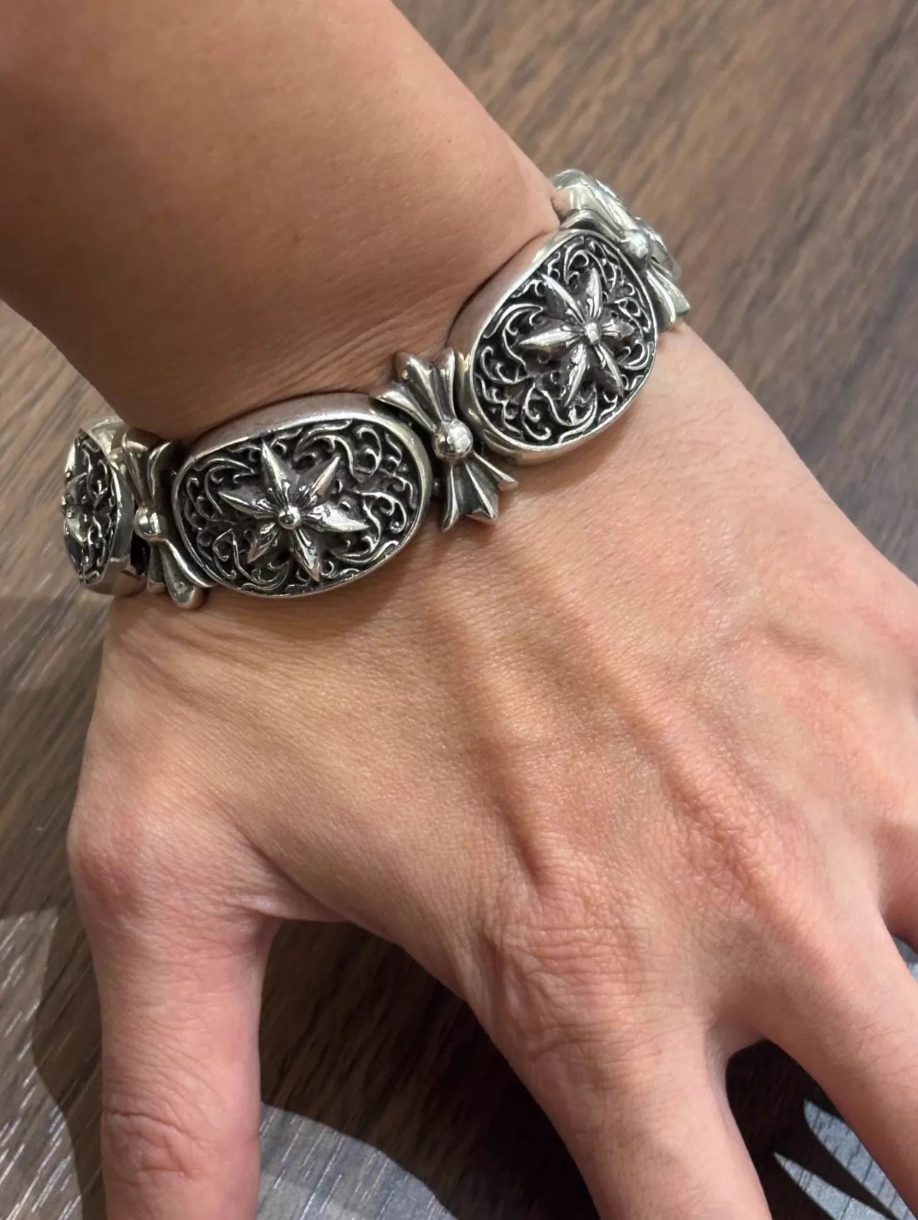 Chrome Hearts Chrome Hearts Men's Hexagram Vine Bracelet 18cm Size ONE SIZE - 7 Thumbnail