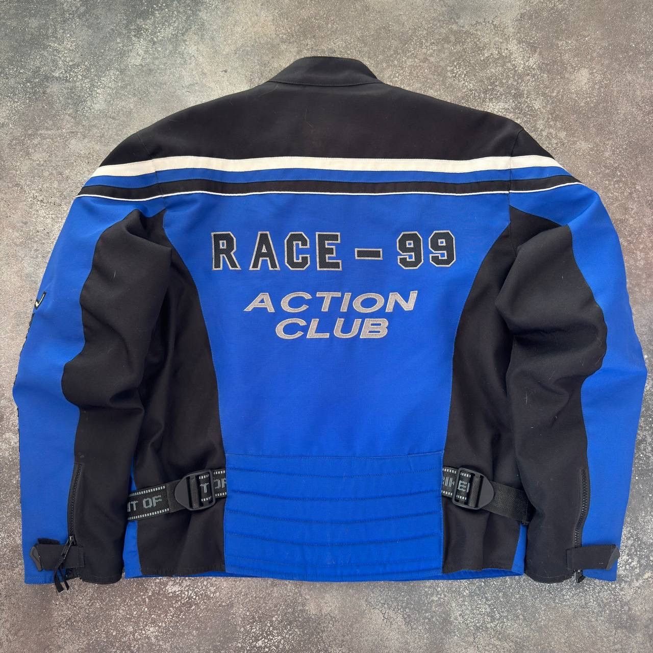20471120 × Vintage Harley Davidson Style Moto Racing Vintage Y2K Jacket Size US L / EU 52-54 / 3 - 3 Thumbnail
