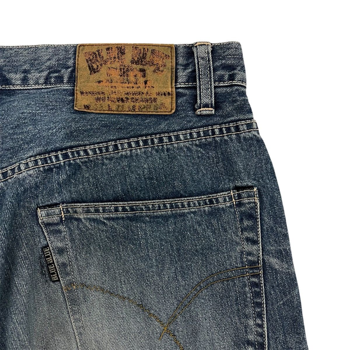 HOLLYWOOD RANCH MARKET Vintage Blue Blue Japan HR Market Jeans Non Selvedge Denim Size US 34 / EU 50 - 12 Thumbnail
