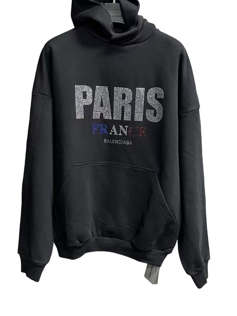 Balenciaga Balenciaga Bebe Rhinestone Hoodie | Grailed