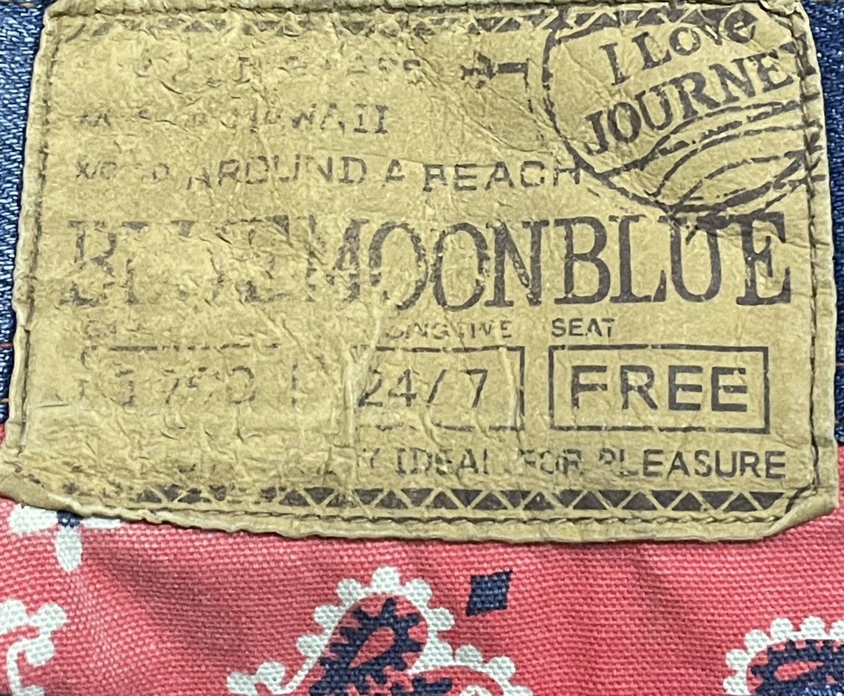 Japanese Brand × Vintage Vintage Japanese Brand Blue Moon Blue Jeans 1990s Size US 29 - 10 Thumbnail