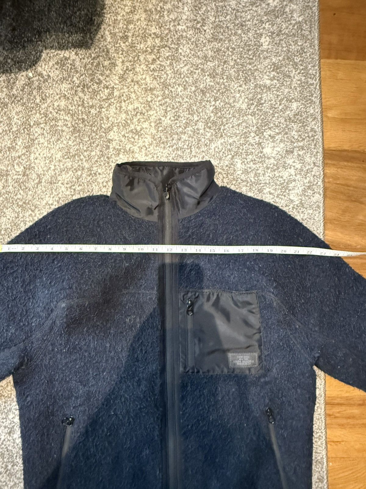 Patrik Ervell Patrik Ervell Navy Wool Fleece Jacket Size US S / EU 44-46 / 1 - 12 Thumbnail