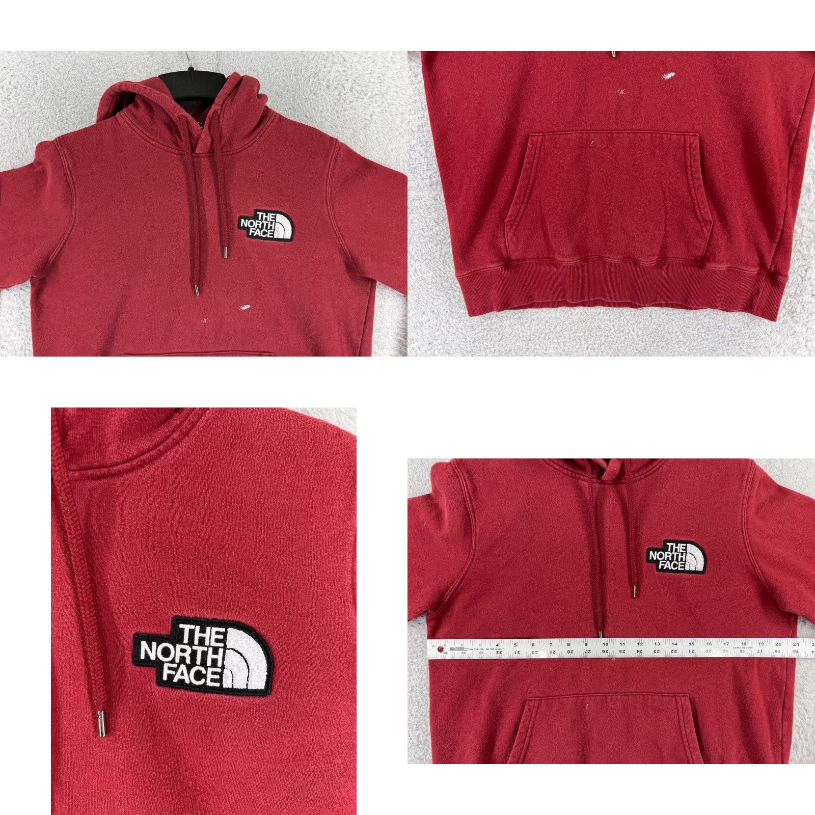 The North Face The North Face Jacket Womens Medium Red Hooded Jersey Cotton Casual Warm Size M / US 6-8 / IT 42-44 - 8 Thumbnail
