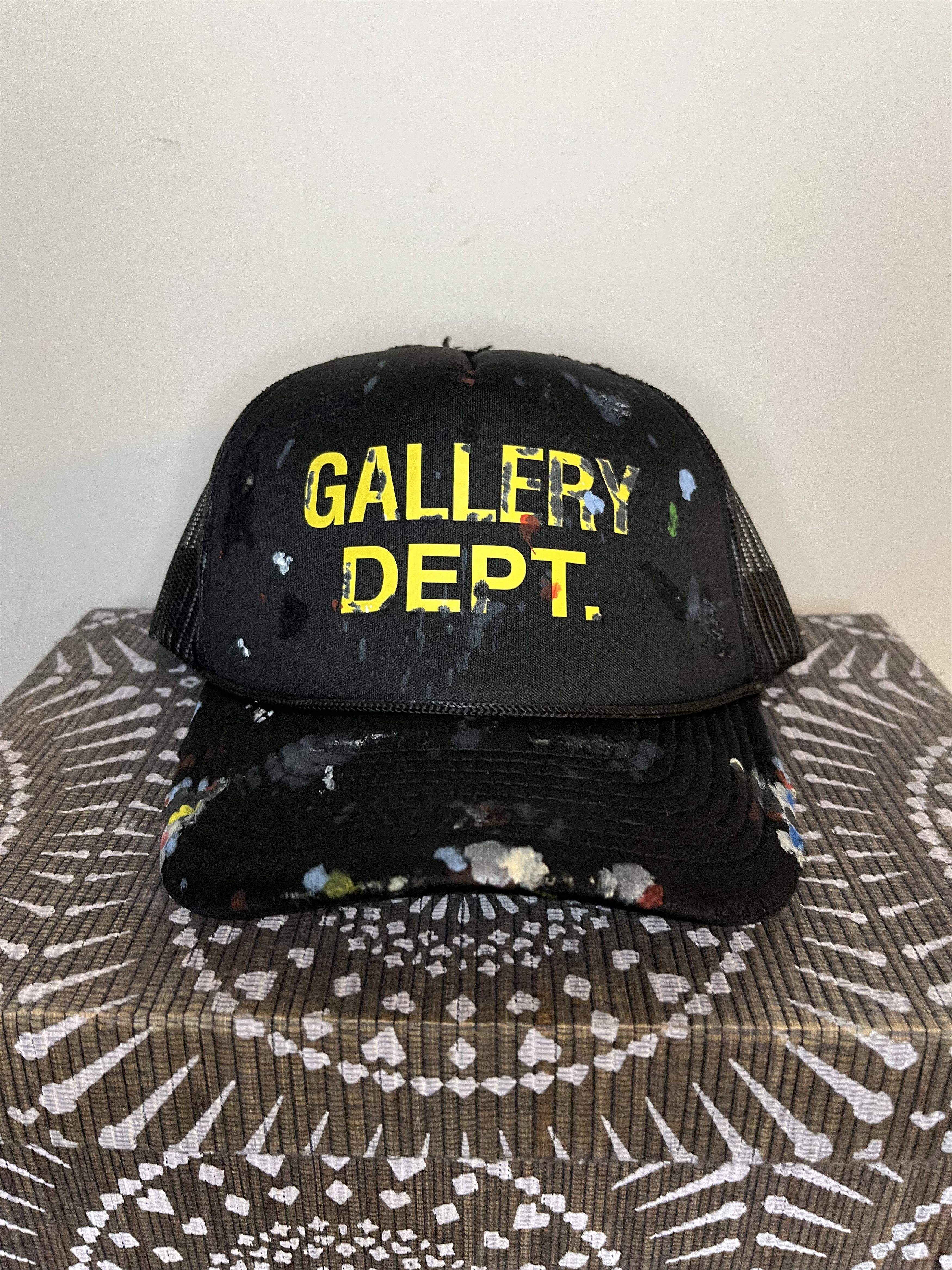 image of Gallery Dept Trucker Hat in Black, Men's