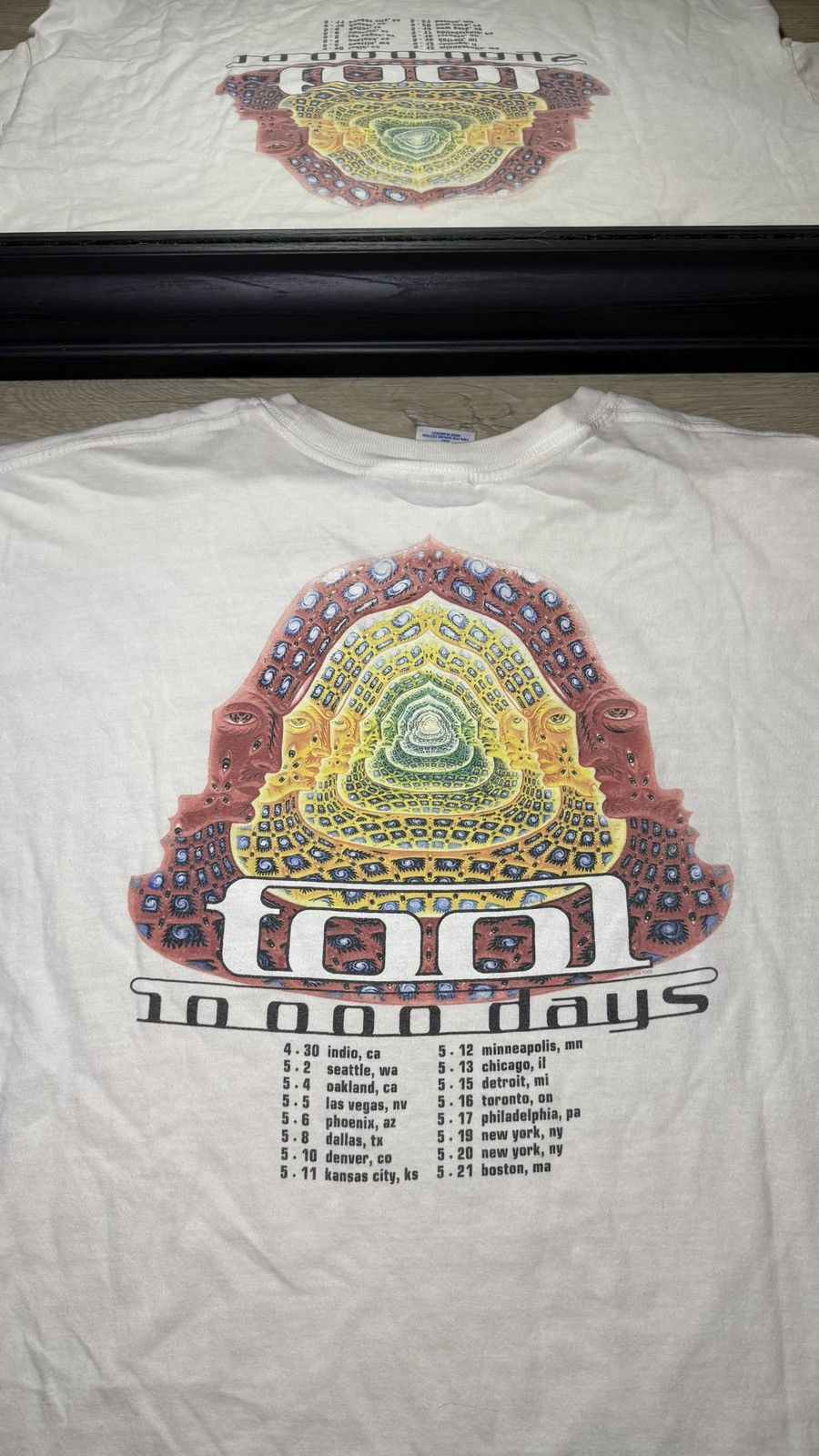 Anvil Vintage 2000s Tool 10,000 Days Tour Concert Shirt Size US XXL / EU 58 / 5 - 3 Thumbnail