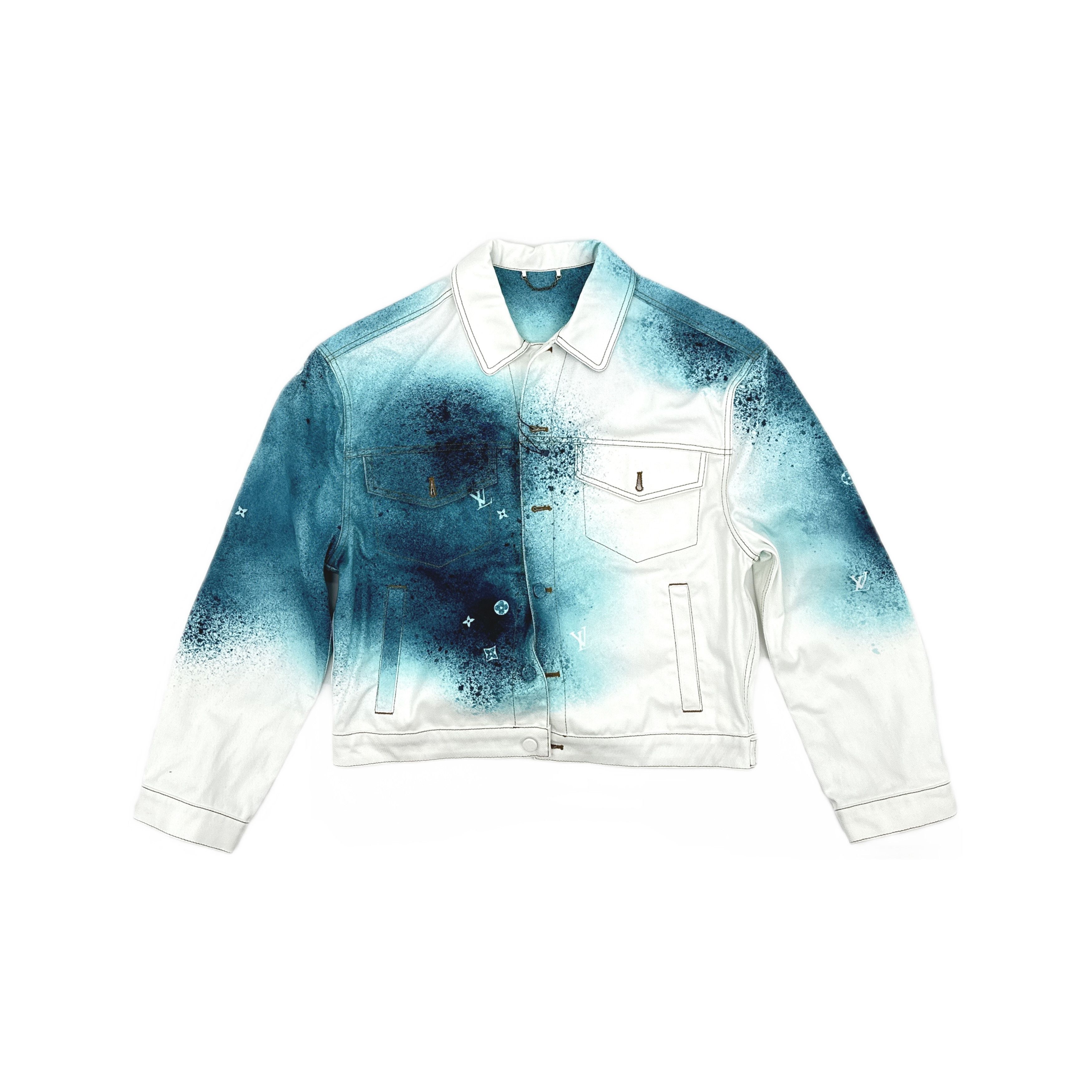 Louis Vuitton Louis Vuitton SS23 Spray Monogram Denim Jacket 50 Size US M / EU 48-50 / 2 - 1 Thumbnail