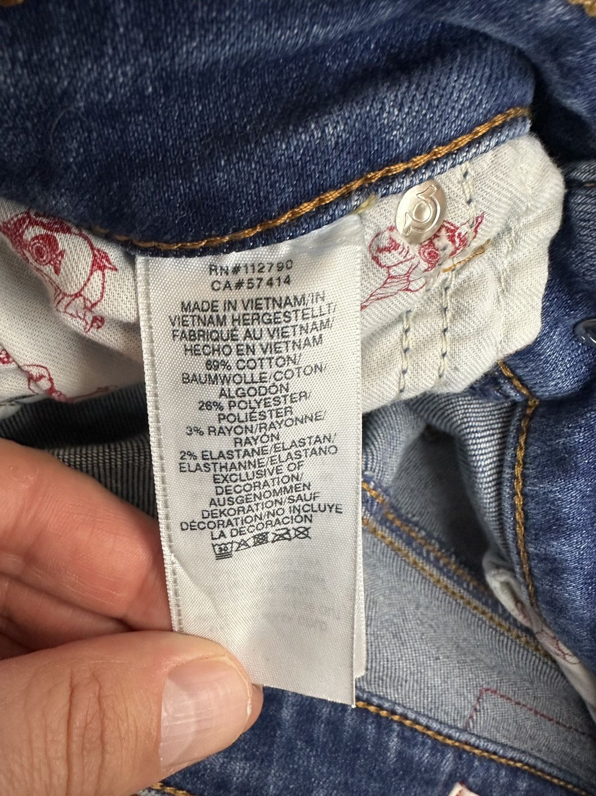 True Religion True Religion Women's Halle Skinny Fit Stretch Jeans-29x26.5 Size 29" - 9 Thumbnail