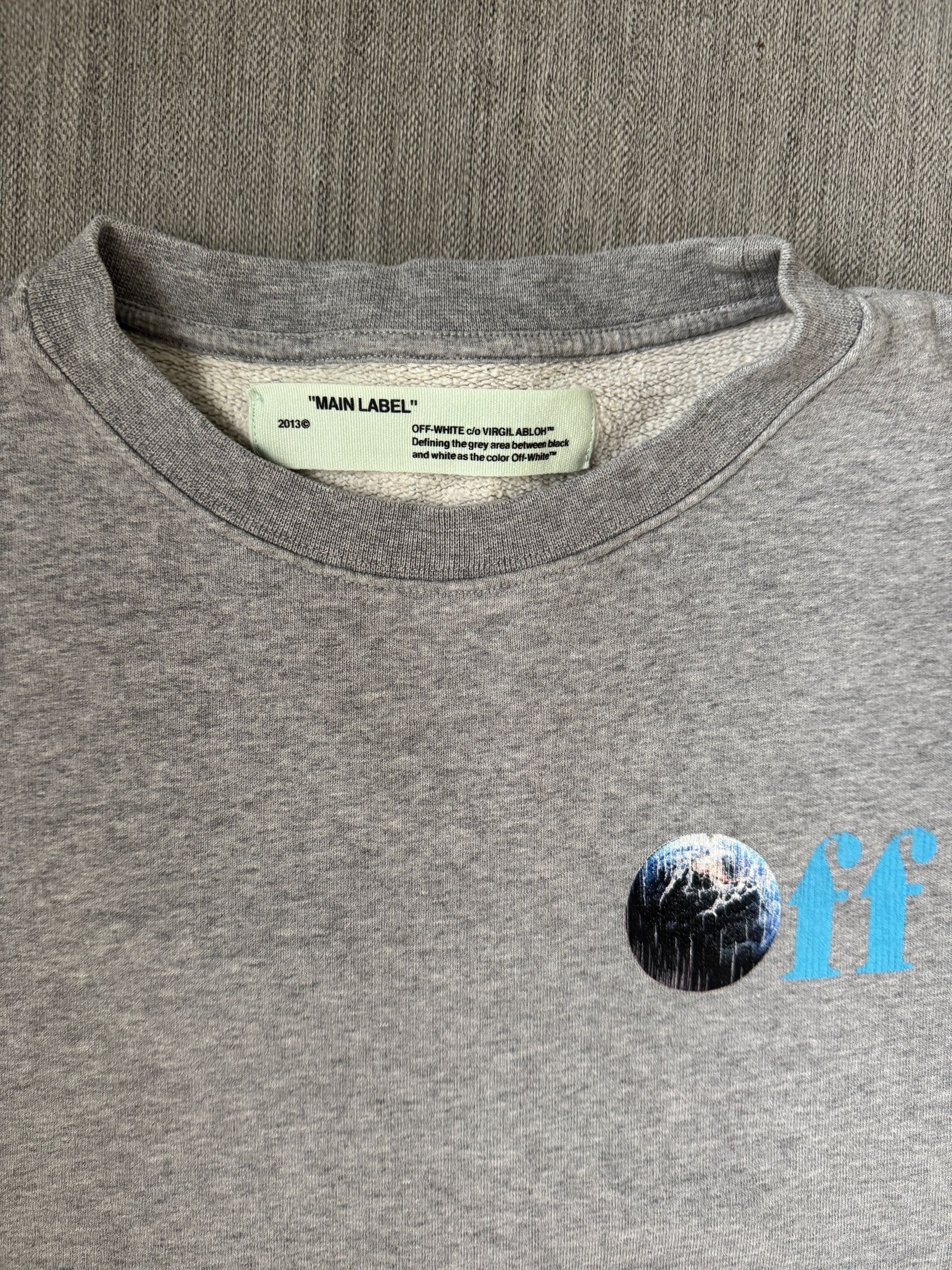 Off-White Men's Off-white Just Global Crewneck Sweatshirt Size US S / EU 44-46 / 1 - 3 Thumbnail