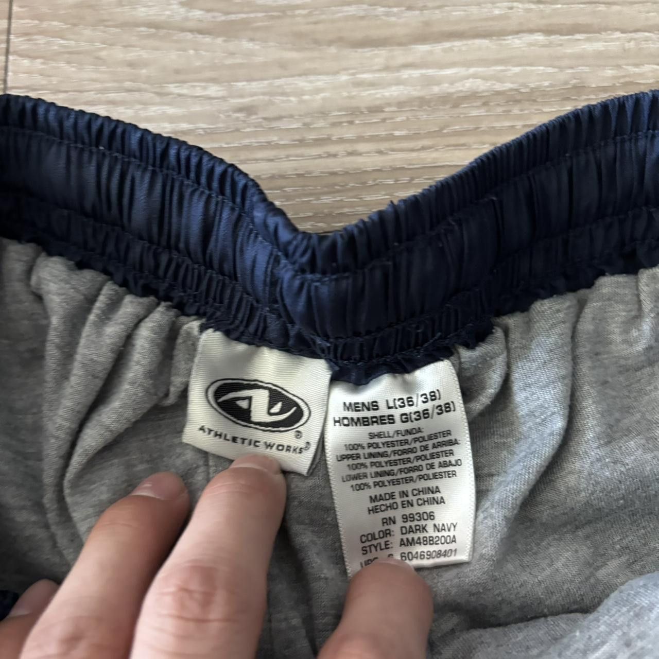 Japanese Brand Crazy Vintage Y2K/2000s Baggy Navy Blue Striped Skater Style Streetwear Track Pants! Size L Size US 32 / EU 48 - 8 Thumbnail