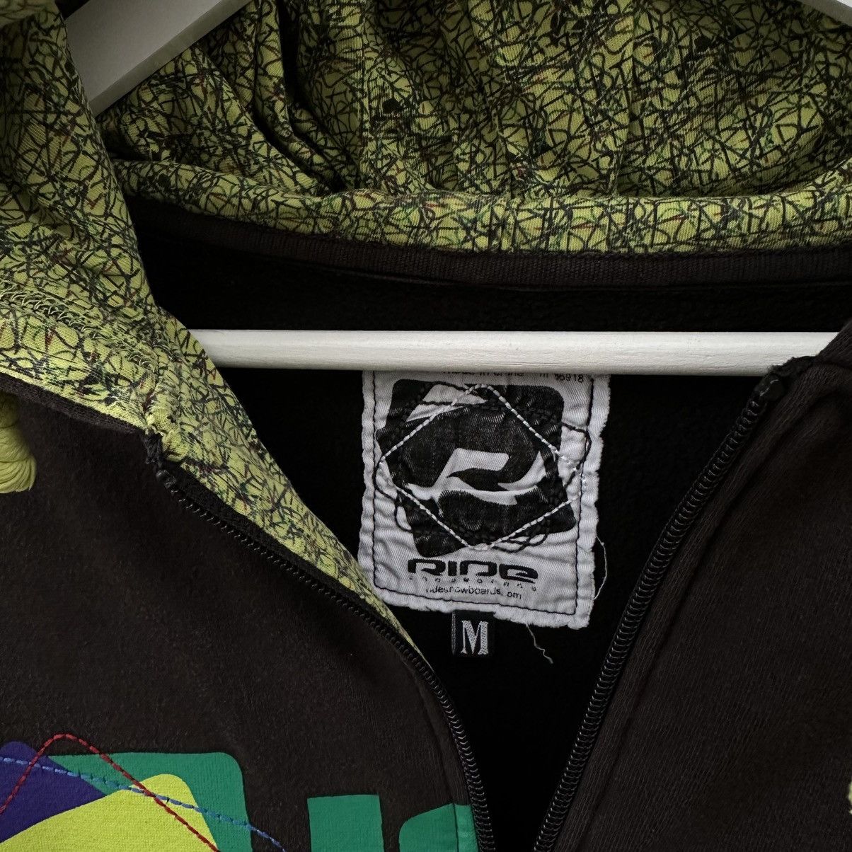 Rude Vintage Zip Hoodie Ride Y2K 00s Surf Wear Skate SK8 Rare Rap Size US M / EU 48-50 / 2 - 5 Thumbnail