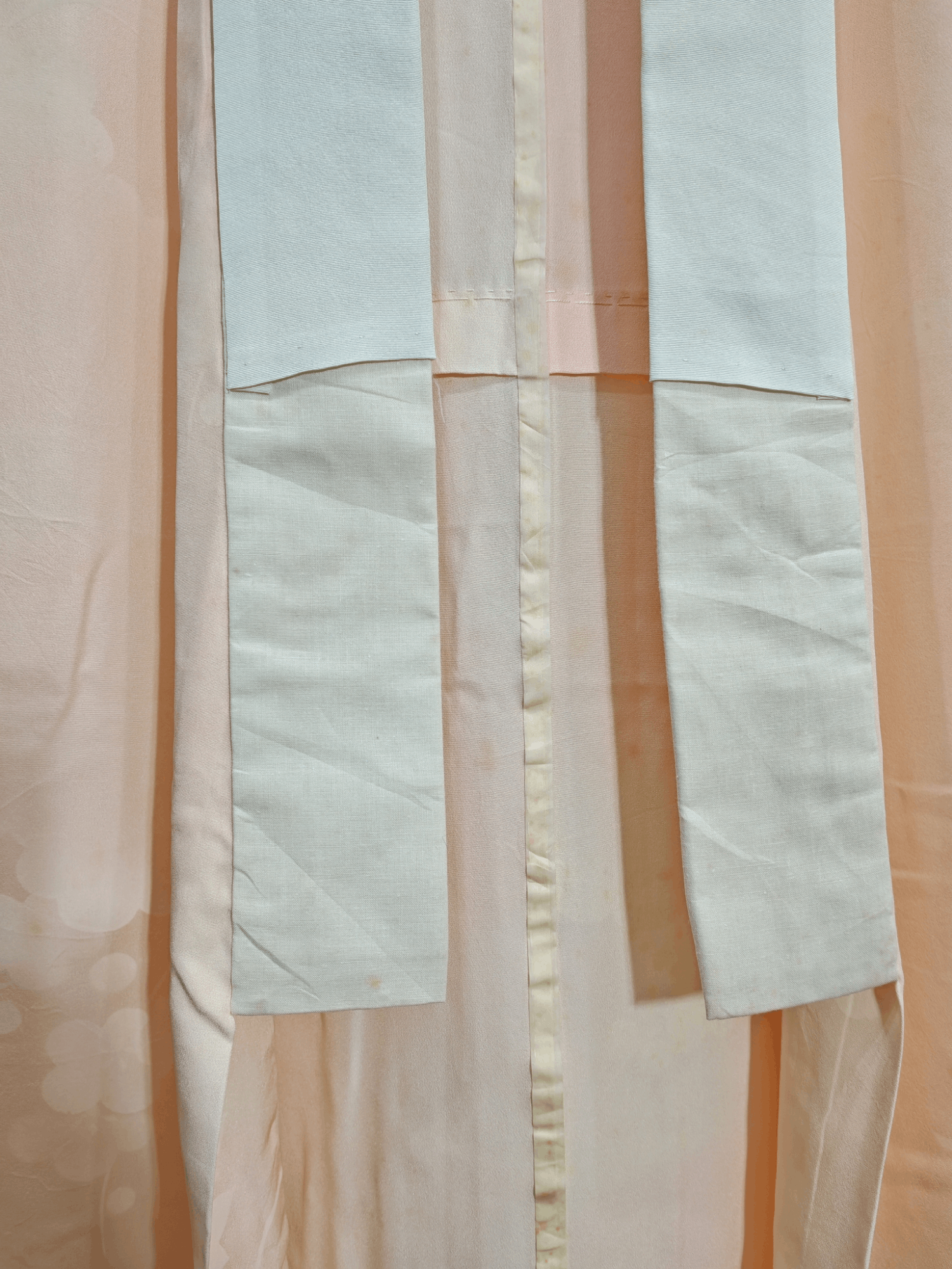 Japanese Brand × Vintage Vintage Japanese Orange Juban Kimono Robe Kimono Dress Size US L / EU 52-54 / 3 - 3 Thumbnail