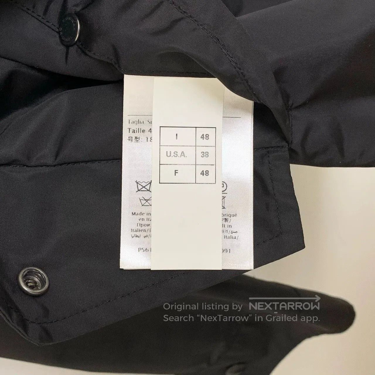 Valentino Valentino Chest Logo Windbreaker Jacket. Size US XL / EU 56 / 4 - 4 Thumbnail