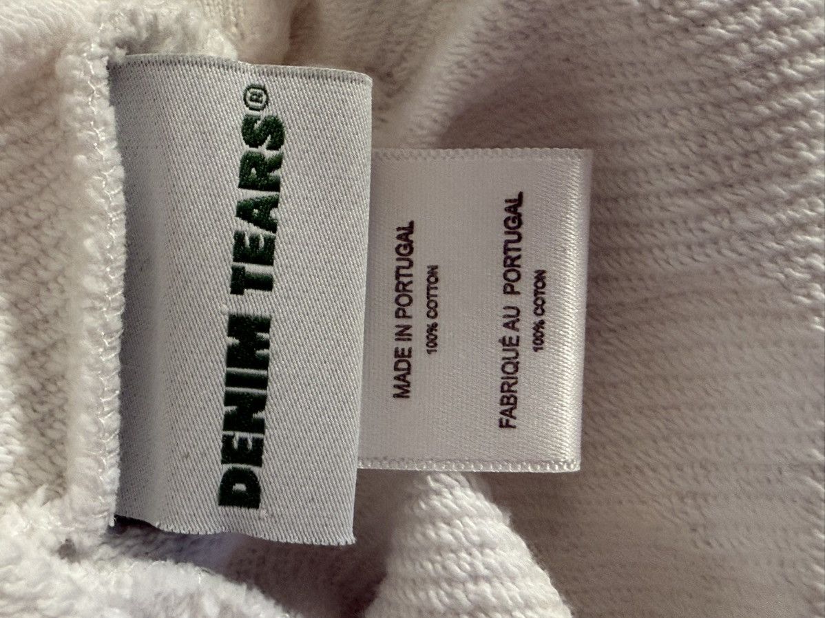 DENIM TEARS Denim Tears White Embossed Cotton Wreath Hoodie Size US M / EU 48-50 / 2 - 5 Thumbnail