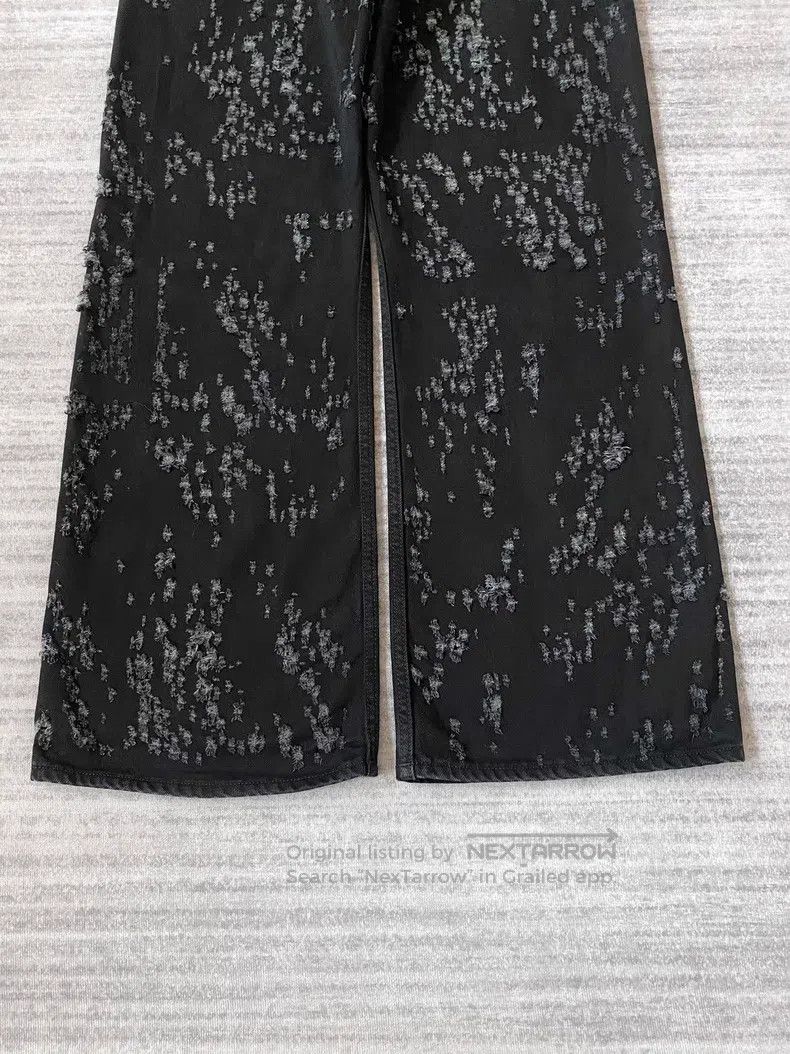 Acne Studios Acne Studios Bullet Hole Destroyed Hole Flared Denim Pants Size US 30 / EU 46 - 6 Thumbnail