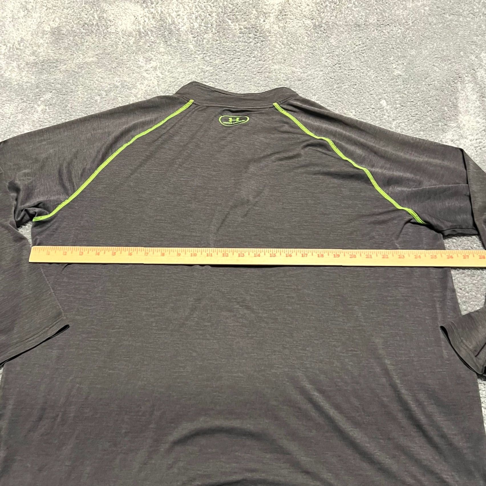 Under Armour Under Armour Shirt Mens 3XL Quarter Zip Performance Long Sleeve Gray Size US XXL / EU 58 / 5 - 4 Thumbnail
