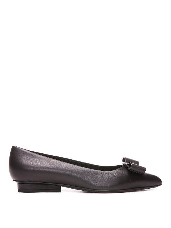 Salvatore Ferragamo o1y0426 Ballet Flats in Black Size US 6 / IT 36 - 1 Thumbnail