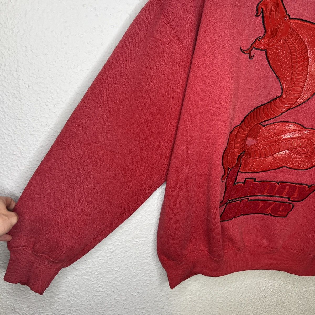 Vintage Johnny Blaze Big Logo Snake Wu Tang Vintage Boxy Sweatshirt Size US XL / EU 56 / 4 - 6 Thumbnail