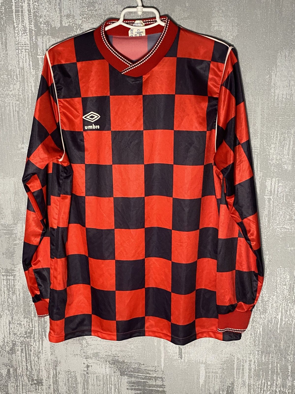 Umbro Vintage 90s Umbro Football Soccer Jersey Long Sleeve Kit Size US L / EU 52-54 / 3 - 1 Thumbnail