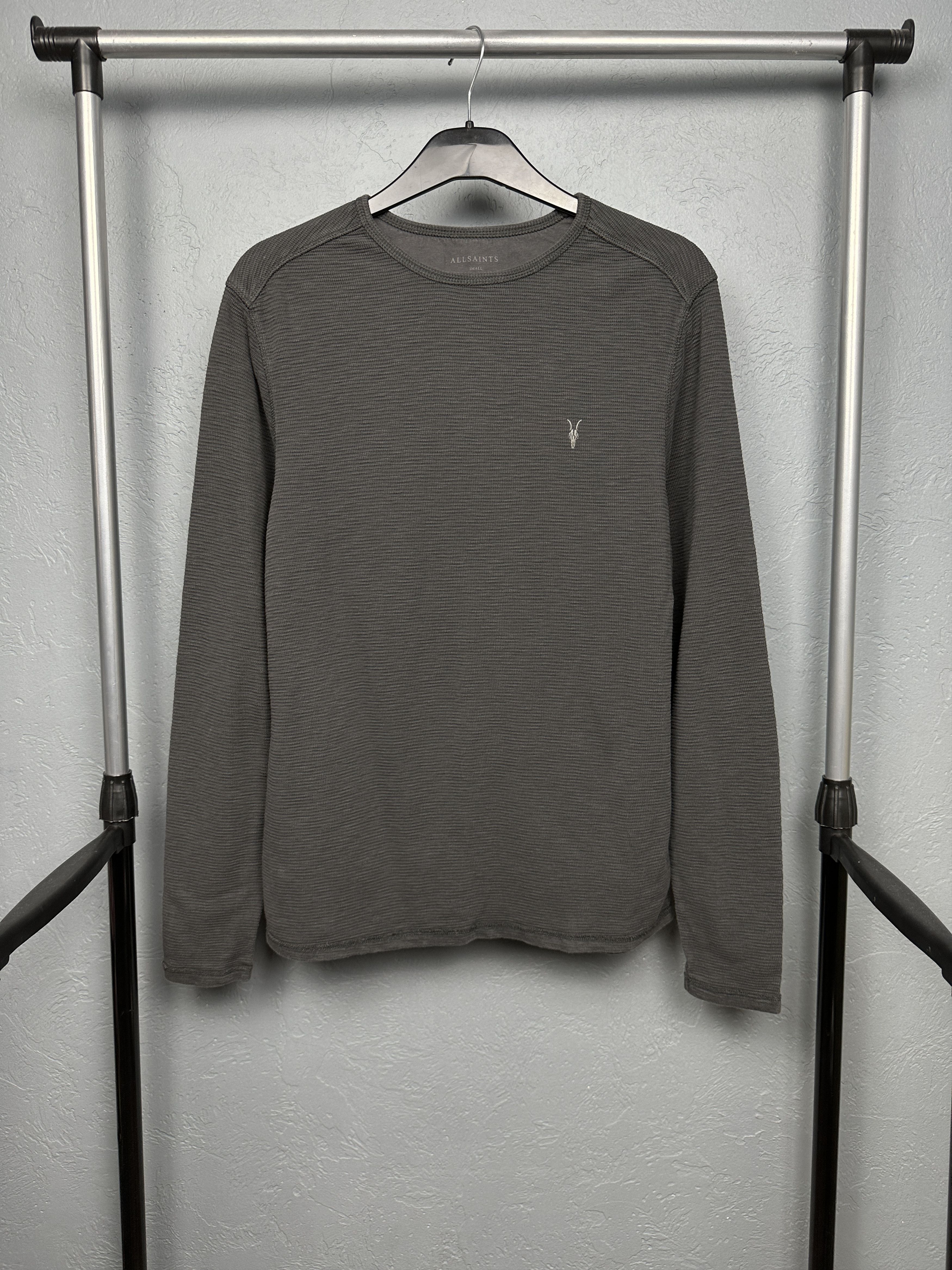 Allsaints Allsaints Clash Crew Neck Mens Ribbed Sweater Size US S / EU 44-46 / 1 - 1 Thumbnail