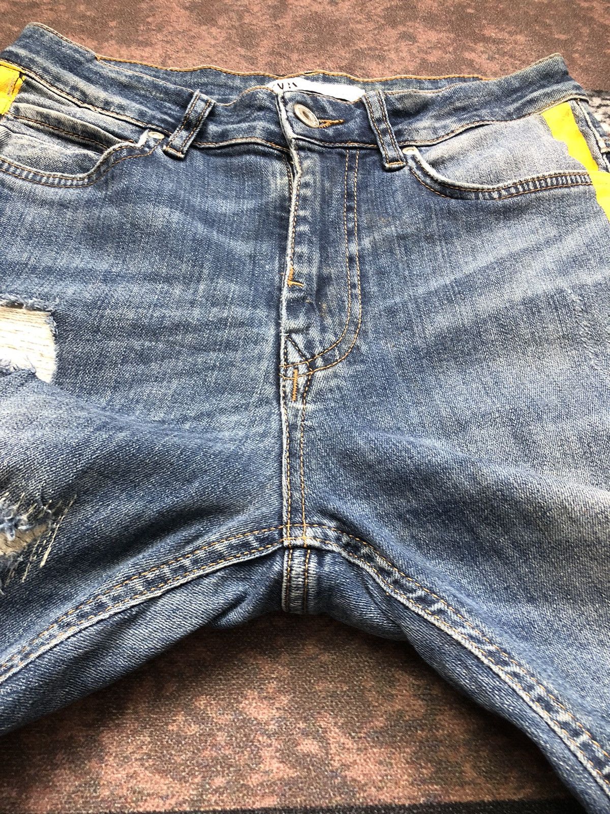 Zara *OG* Zara Premium Distressed Skinny Jeans Size US 30 / EU 46 - 8 Thumbnail