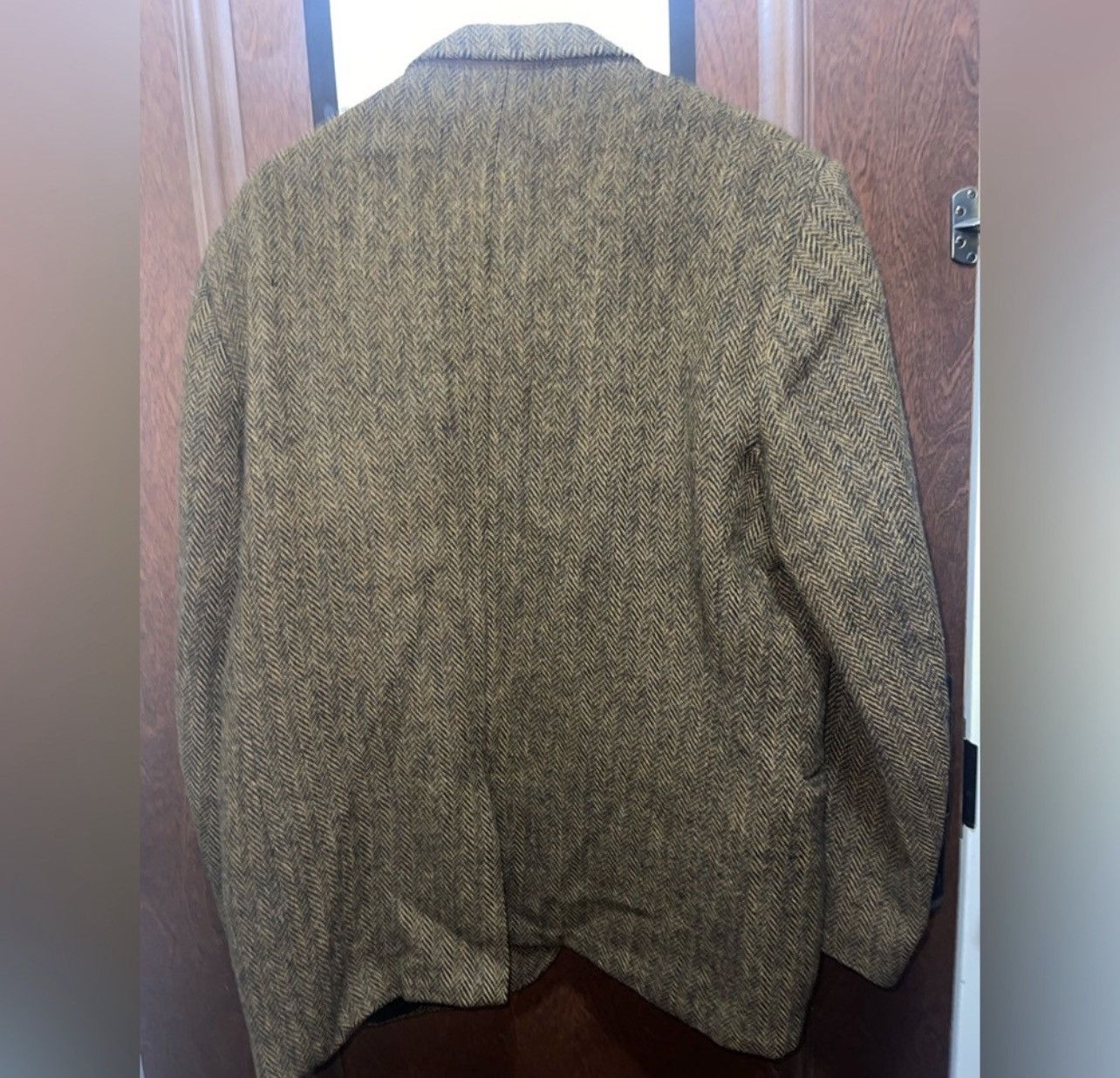 Harris Tweed Harris Tweed 100% Virgin Wool Vintage Herringbone Blazer Size 36R - 7 Thumbnail