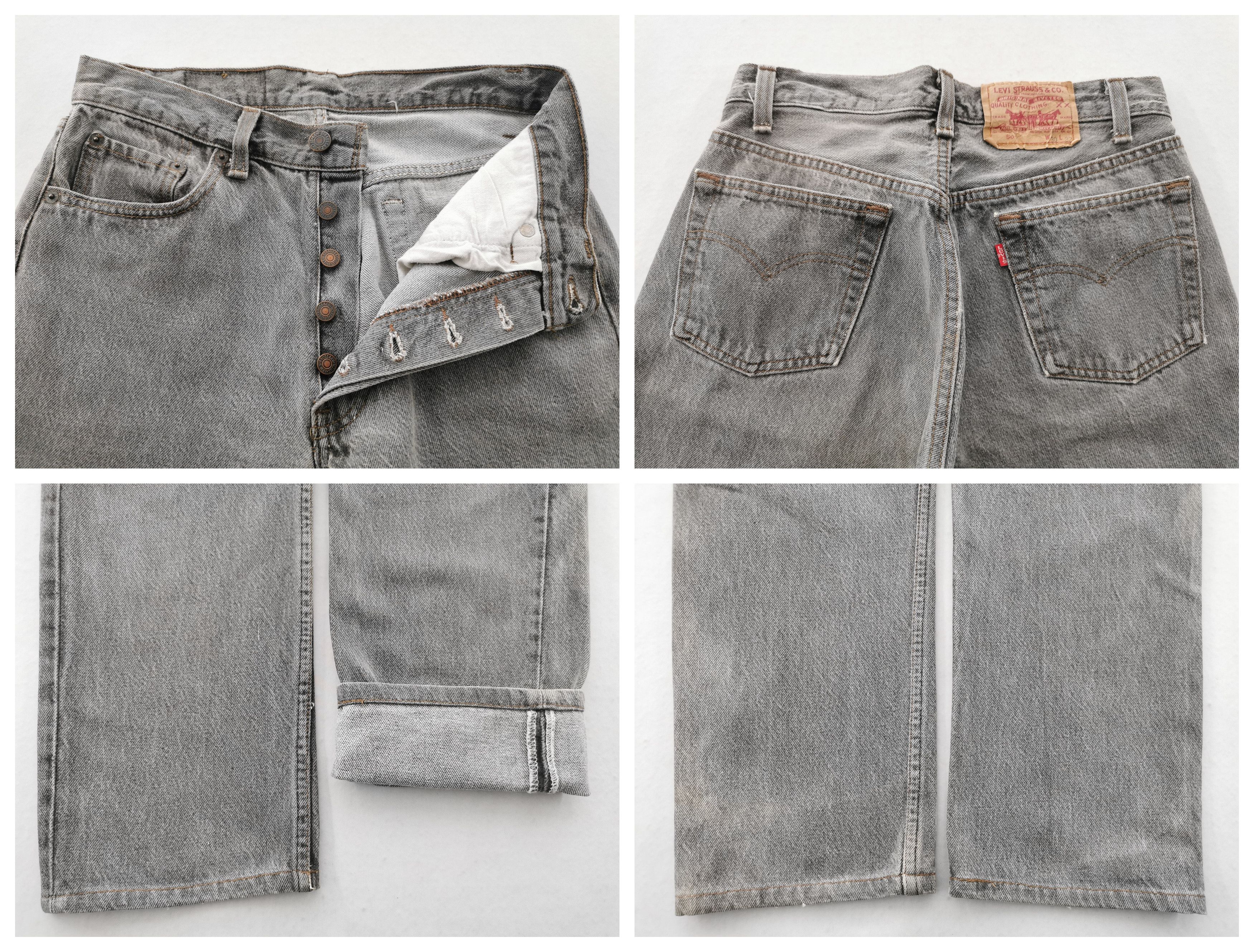 Levi's Vintage 90s Levis Lot 501 Denim Made In USA Size 29/30x32 Size US 29 - 8 Thumbnail