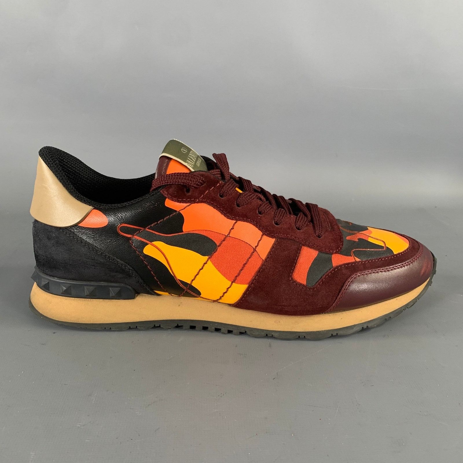 Valentino VALENTINO Size 11 Red Multi-Color Hike Sneakers Size US 11 / EU 44 - 2 Thumbnail