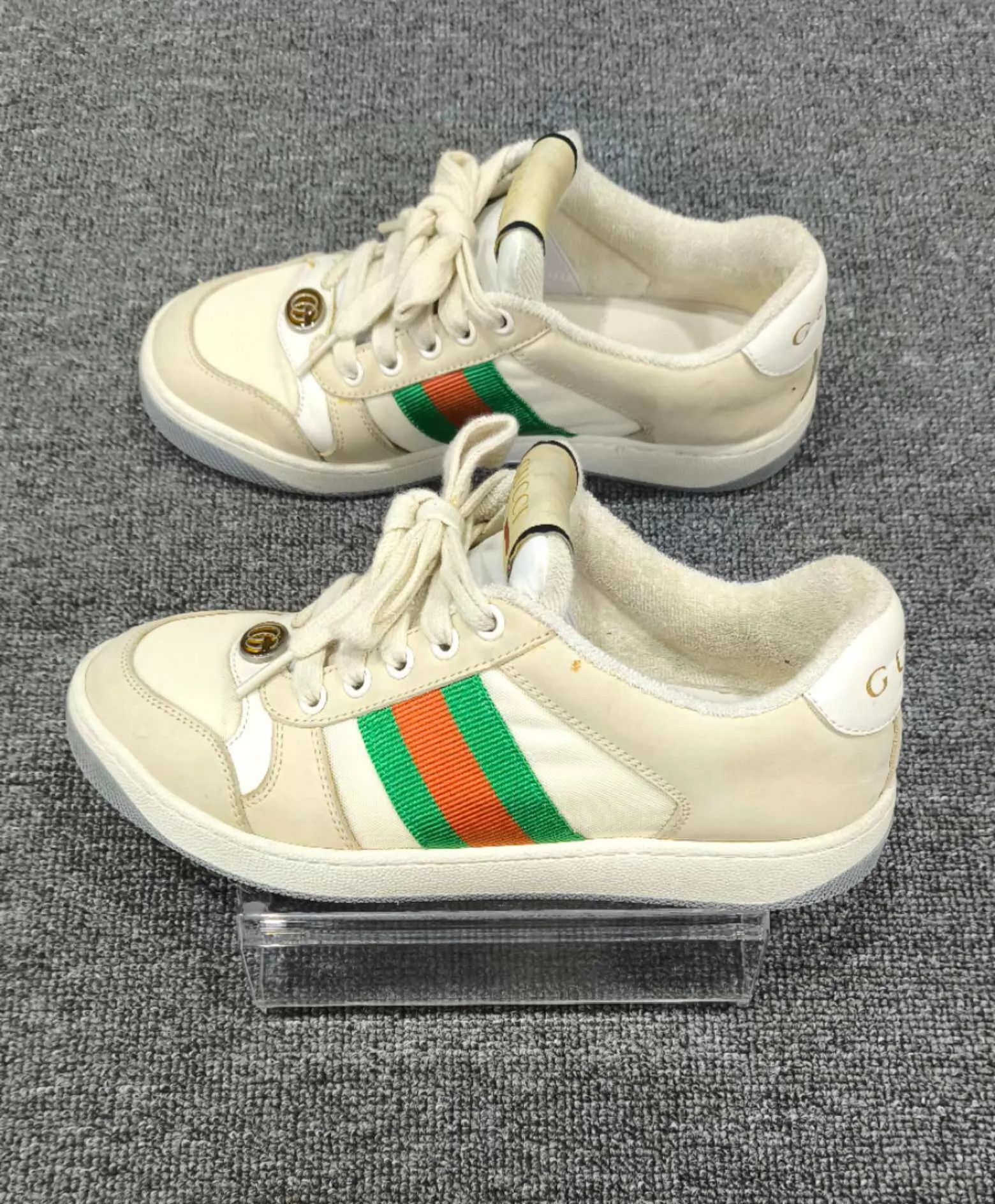 Gucci GUCCI Enamel Distressed Sneaker Women's 35.5 Size US 5 / IT 35 - 4 Thumbnail