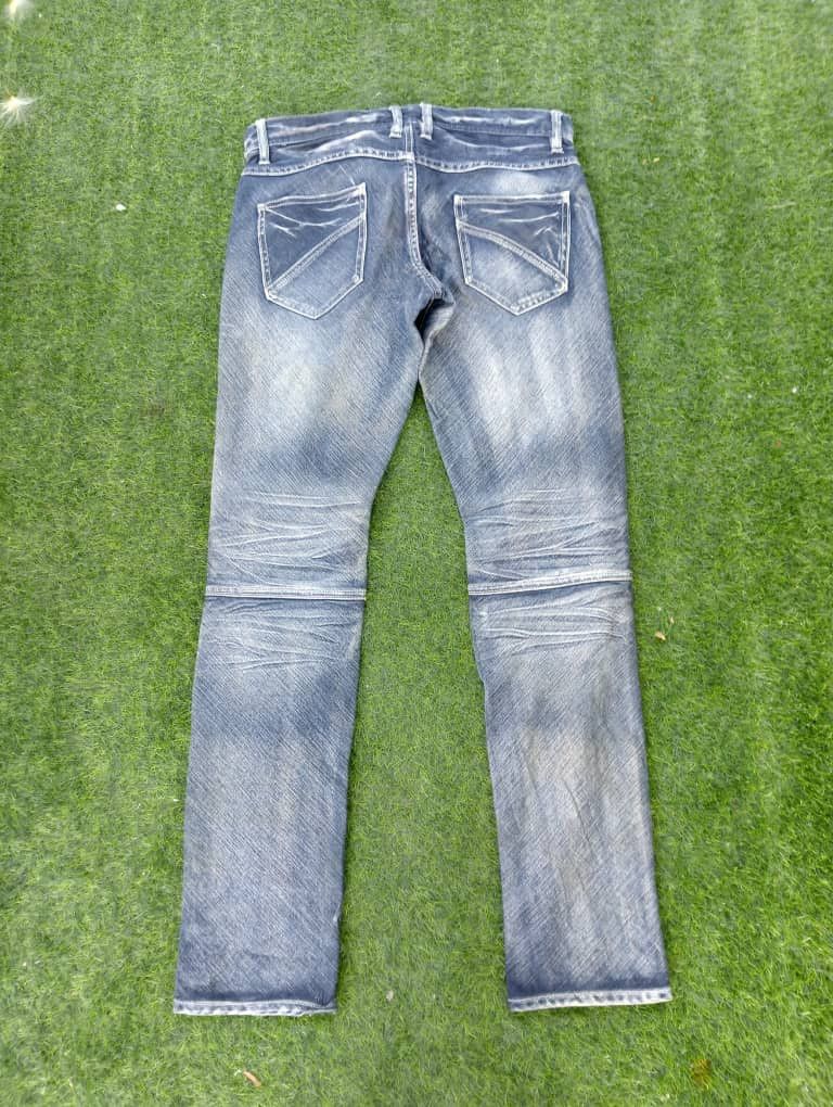 If Six Was Nine × Michel Klein DISTRESSED MICHEL KLEIN HOMME PARIS JEANS Size US 33 - 2 Thumbnail