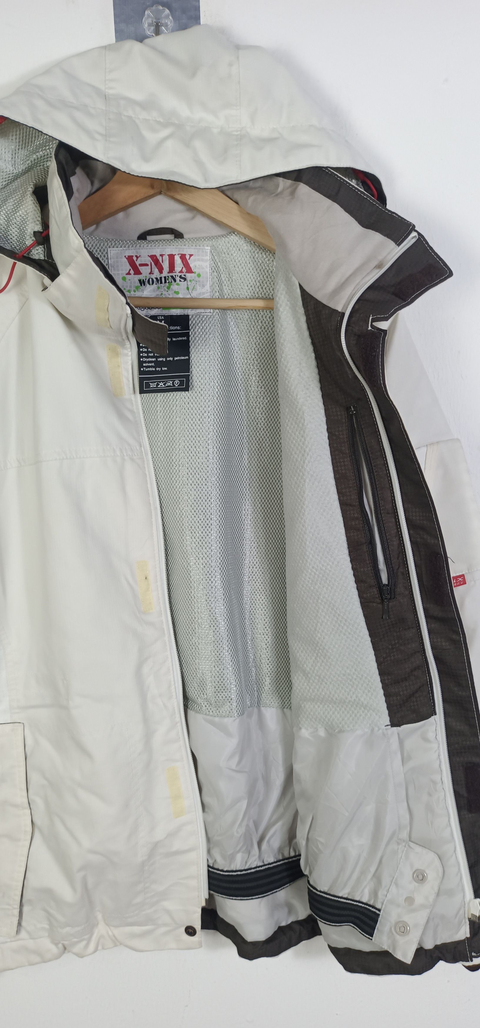 Japanese Brand Vintage 🔥 X-NIX Womens Multi Pocket Ski Jacket For Ladies Size L / US 10 / IT 46 - 9 Thumbnail