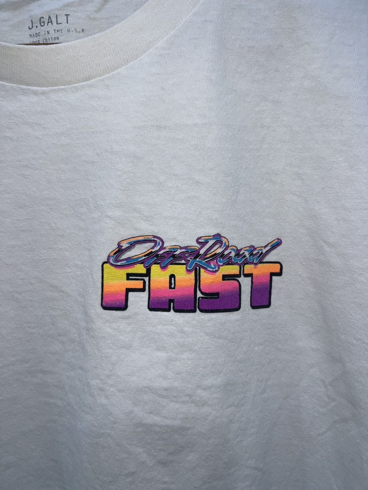 Other Brandy Melville Rita Off Road Fast Oversized Graphic Tee Size US L / EU 52-54 / 3 - 3 Thumbnail