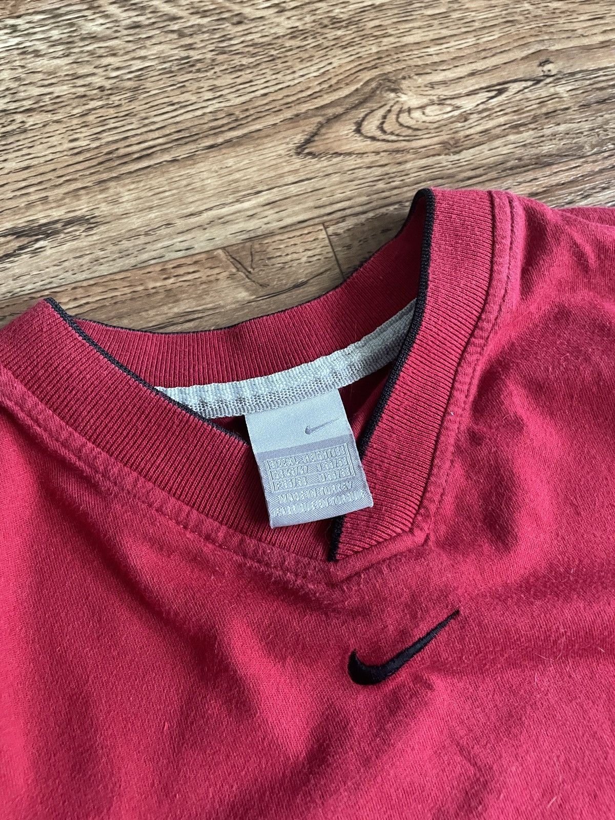 Nike × Vintage Vintage Nike Center Swoosh T-Shirt Y2K mini logo Size US XL / EU 56 / 4 - 4 Thumbnail