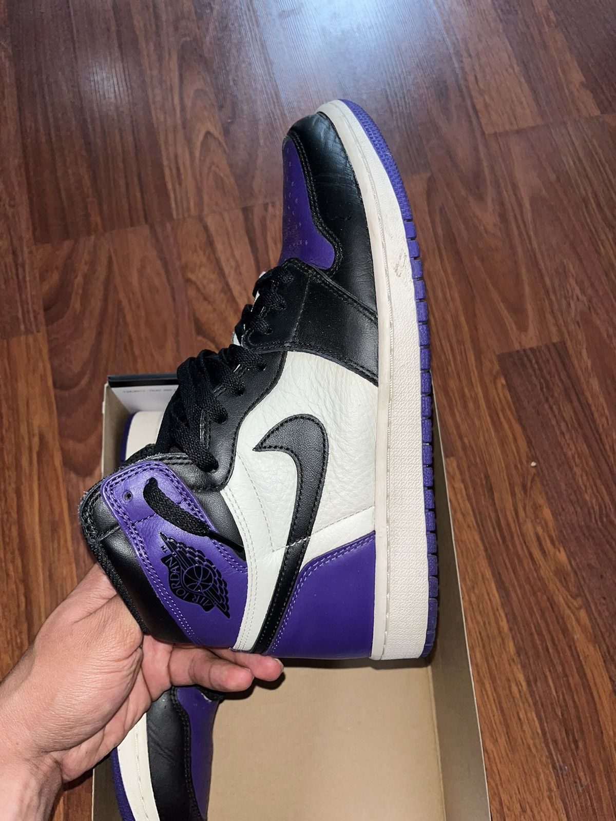 Jordan Brand Jordan 1 “Court Purple” Size US 9.5 / EU 42-43 - 3 Thumbnail