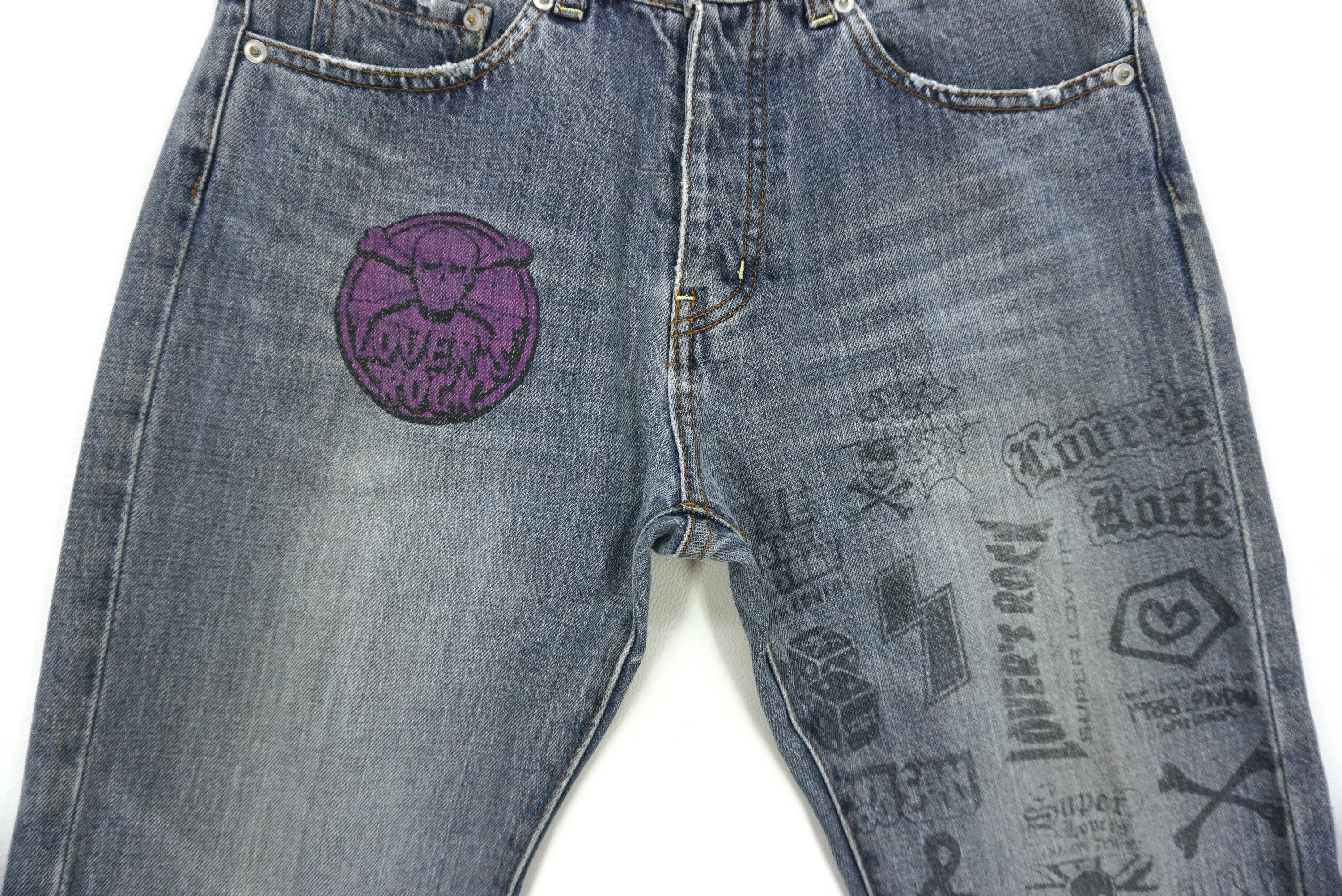 Japanese Brand Super Lovers Jeans fit W31xL28 Lovers Rock Punk Ankle Denim Size US 30 / EU 46 - 7 Thumbnail