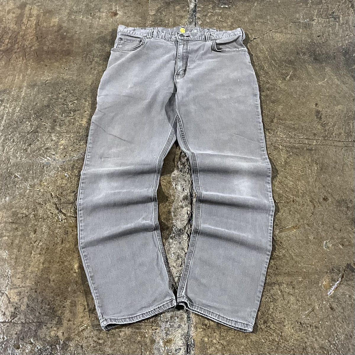 Carhartt × Vintage Crazy Vintage Carhartt Carpenter Pants Faded Workwear Skater Size US 36 / EU 52 - 2 Thumbnail