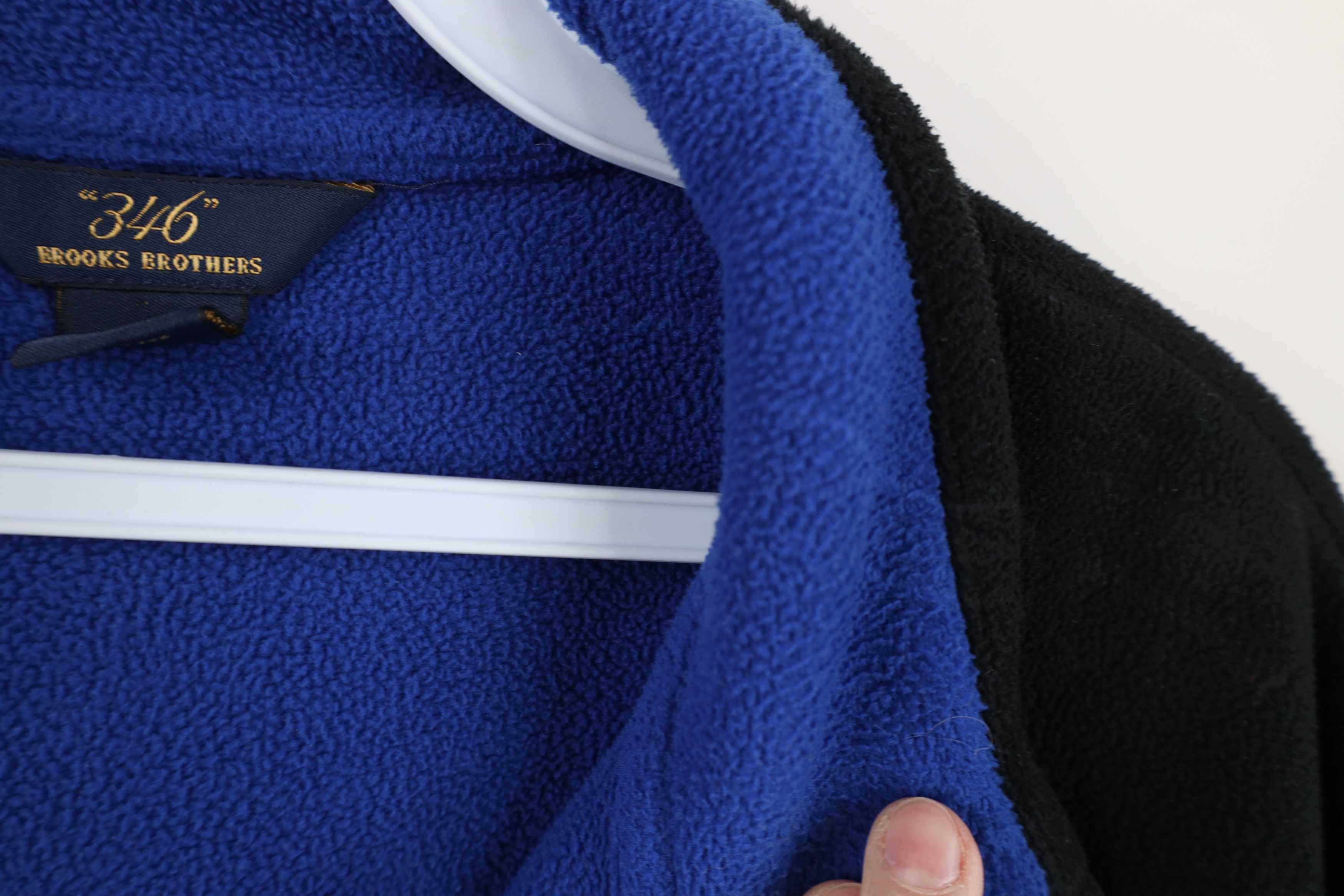 Brooks Brothers Vintage Brooks Brothers Quarter 1/4 Half Zip Fleece Sweater Size US L / EU 52-54 / 3 - 6 Thumbnail