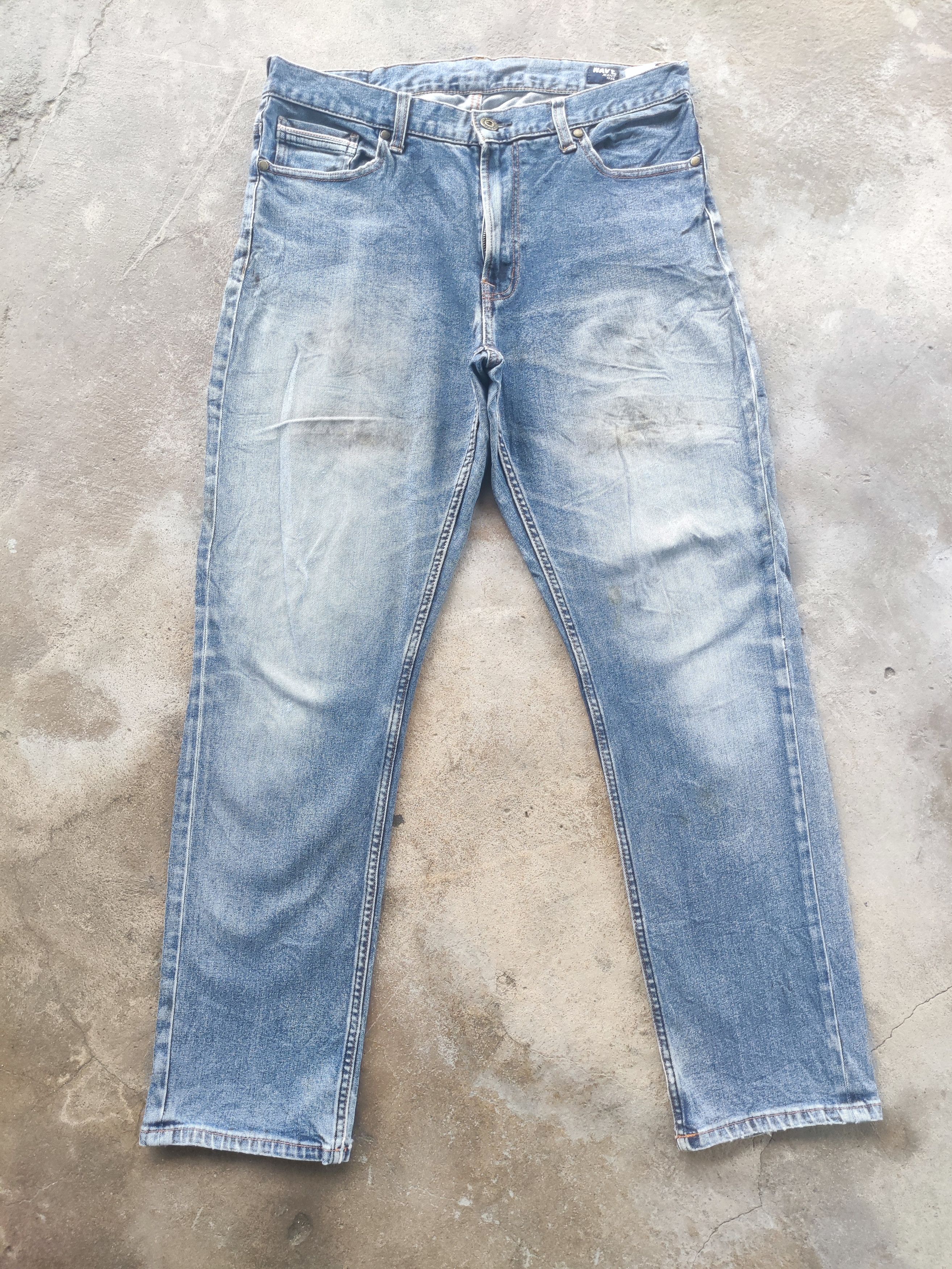 Japanese Brand Vintage Japanese Brand Buggy Jeans Faded Ripped Pants Size US 34 / EU 50 - 1 Thumbnail