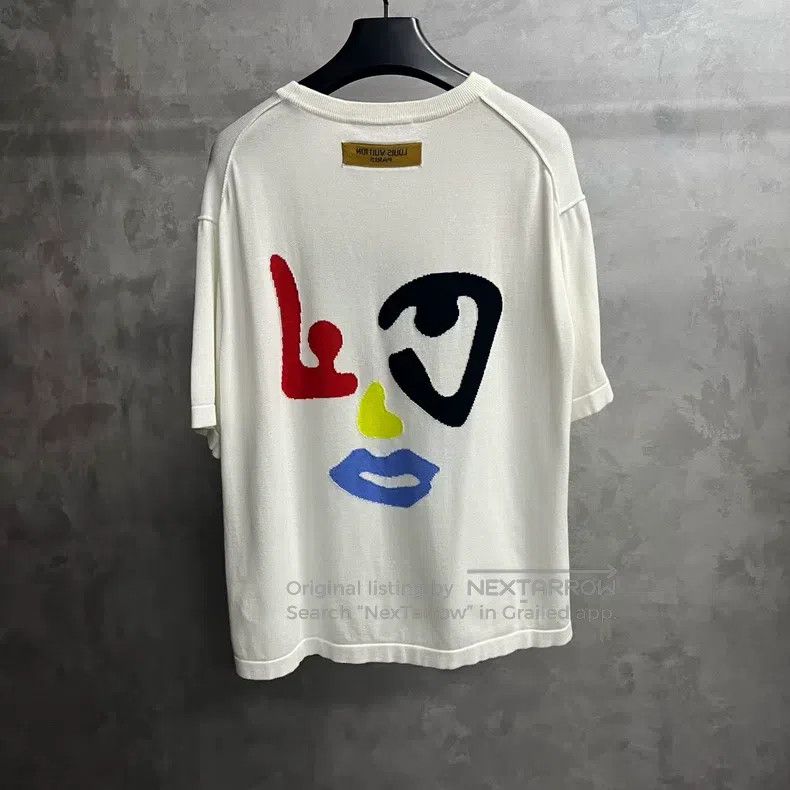 Louis Vuitton Louis Vuitton White geometric pattern round neck short sle Size US M / EU 48-50 / 2 - 6 Thumbnail