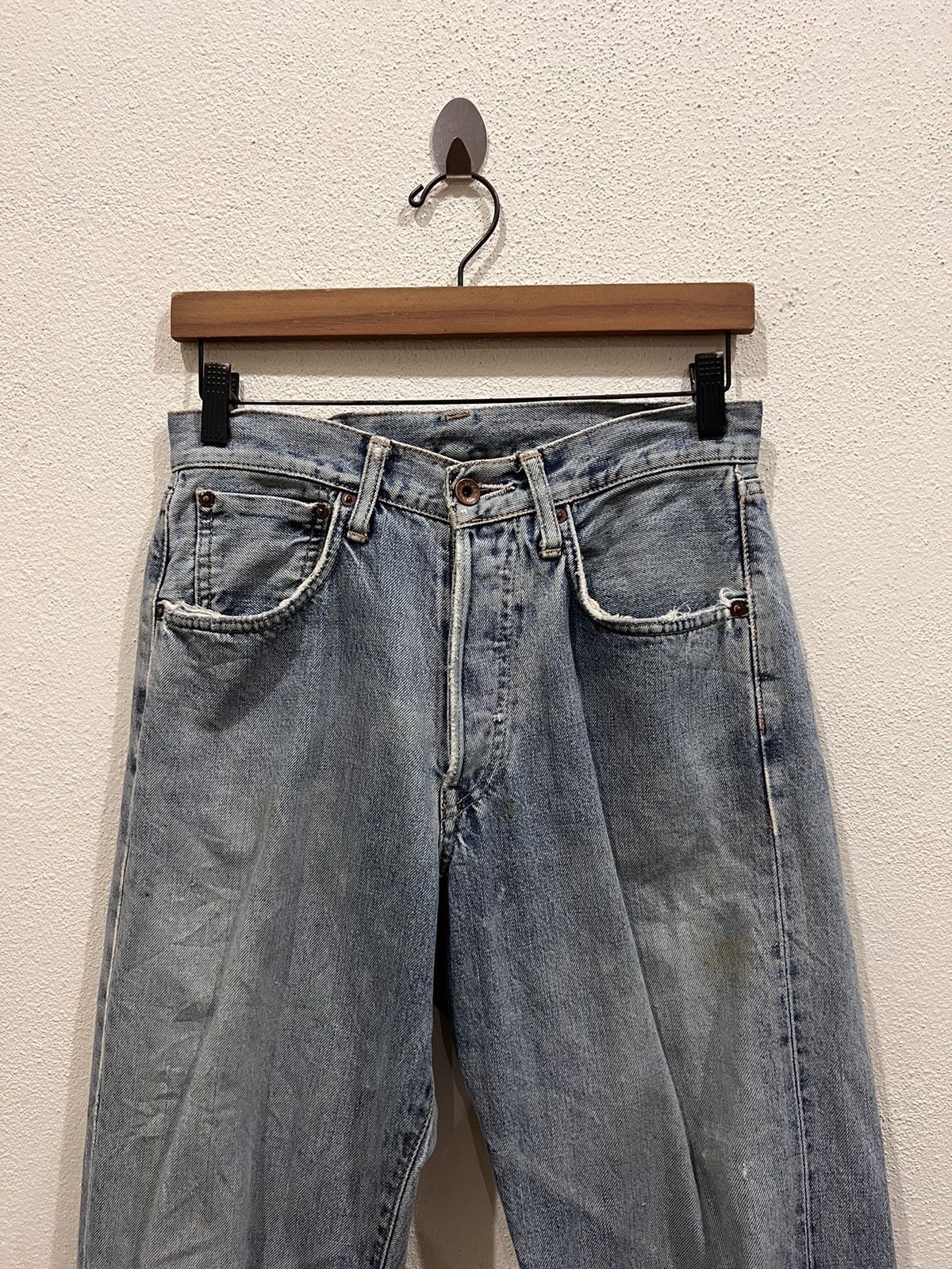 Vintage Vintage Edwin Distressed Selvedge Denim Pant Size US 28 / EU 44 - 3 Thumbnail